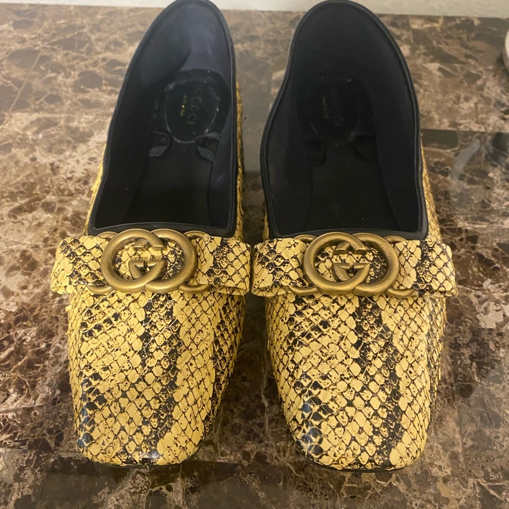 Gucci Snake Print Women ballerina flats